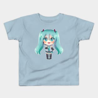 VOCALOID Hatsune Miku chibi Kids T-Shirt